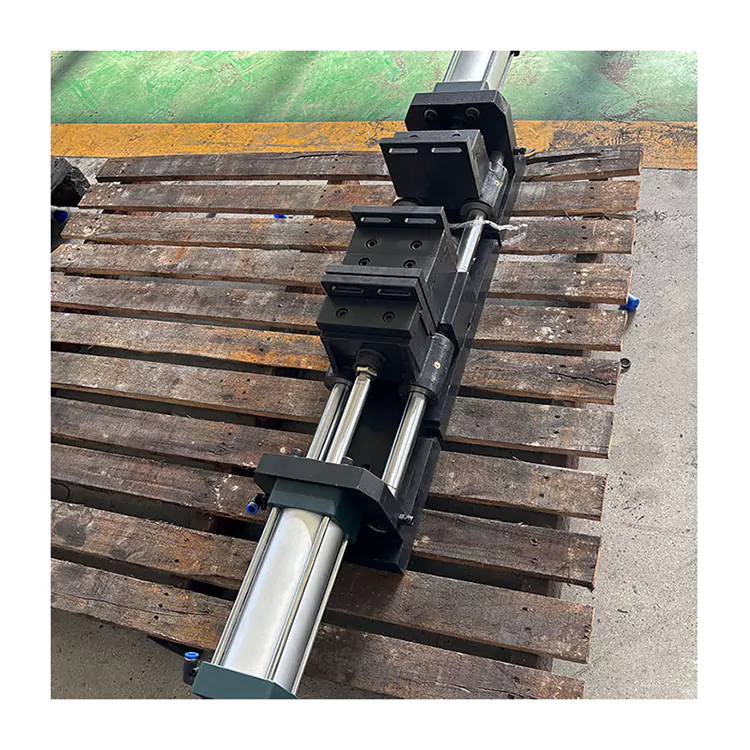 Подвійні одинарні відкриті пневматичні плоскі лещата